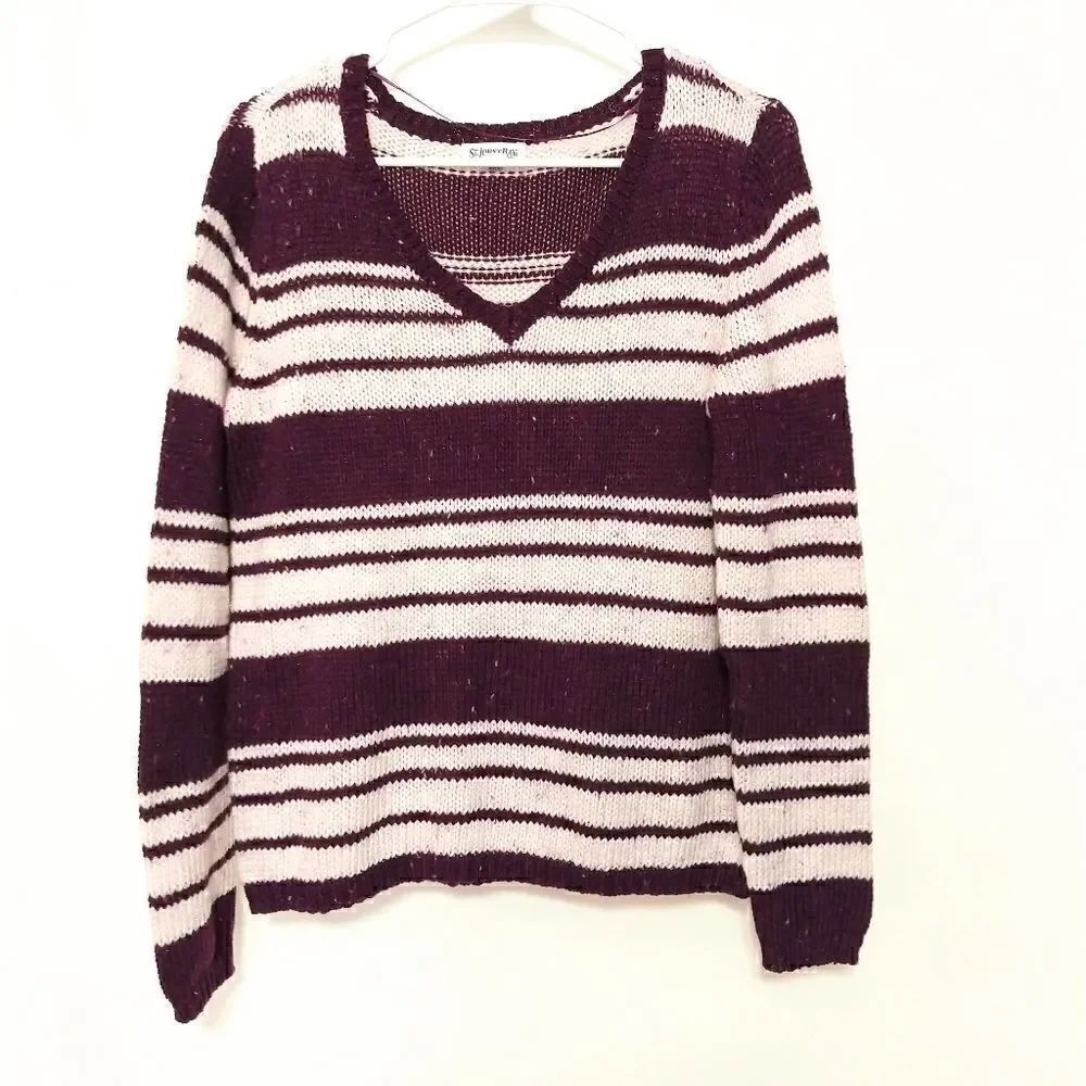 St. John's Bay Large Striped Sweater